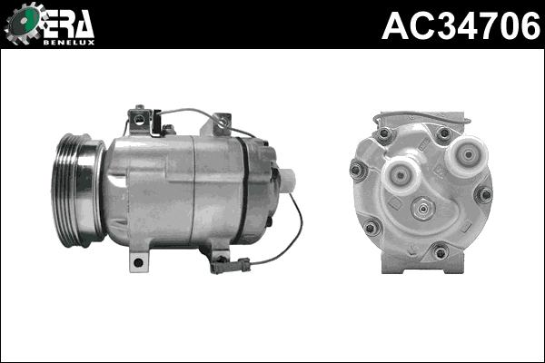 ERA Benelux AC34706 - Compressore, Climatizzatore autozon.pro