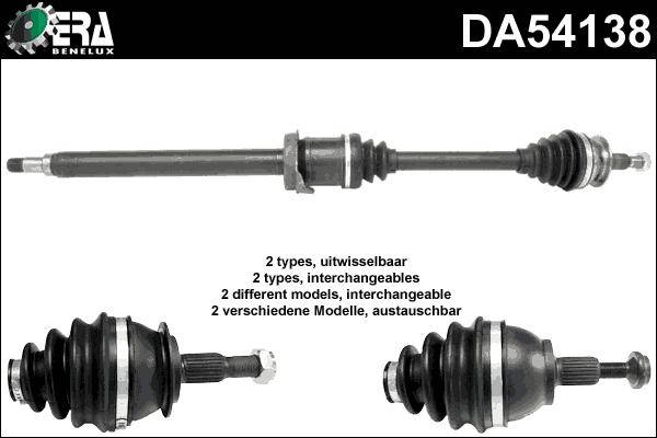 ERA Benelux DA54138 - Albero motore / Semiasse autozon.pro