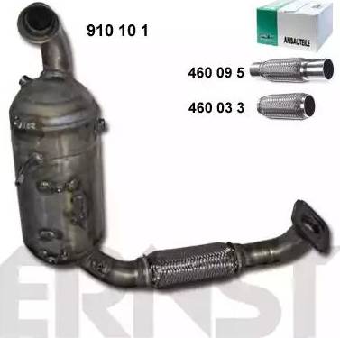 ERNST 910101 - Filtro antiparticolato / particellare, Impianto gas scarico autozon.pro