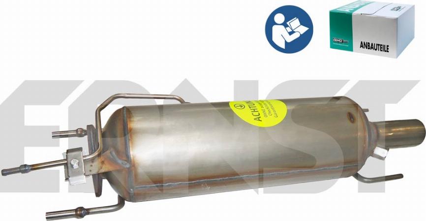 ERNST 910309 - Filtro antiparticolato / particellare, Impianto gas scarico autozon.pro