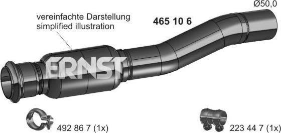 ERNST 465106 - Tubo gas scarico autozon.pro