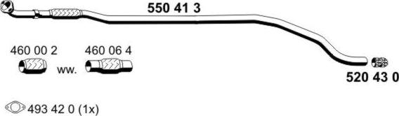 ERNST 550413 - Tubo gas scarico autozon.pro
