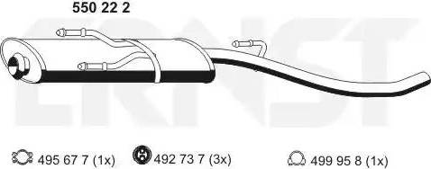 ERNST 550222 - Silenziatore centrale autozon.pro