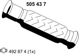 ERNST 505437 - Tubo gas scarico autozon.pro