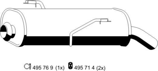 ERNST 505000 - Silenziatore posteriore autozon.pro