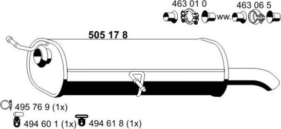 ERNST 505178 - Silenziatore posteriore autozon.pro