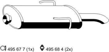 ERNST 519007 - Silenziatore posteriore autozon.pro