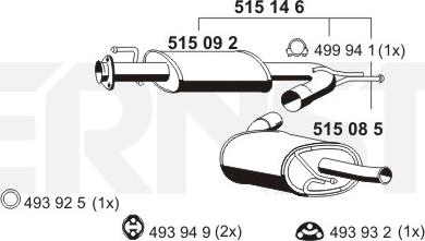 ERNST 515146 - Silenziatore posteriore autozon.pro