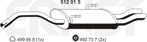 ERNST 512015 - Silenziatore posteriore autozon.pro