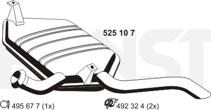 ERNST 525107 - Silenziatore posteriore autozon.pro