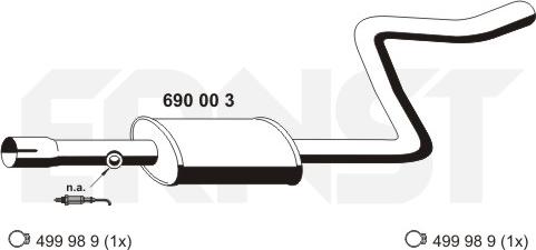 ERNST 690003 - Silenziatore centrale autozon.pro