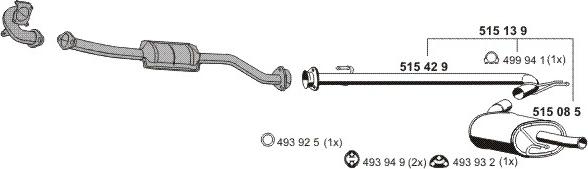 ERNST 090153 - Impianto gas scarico autozon.pro