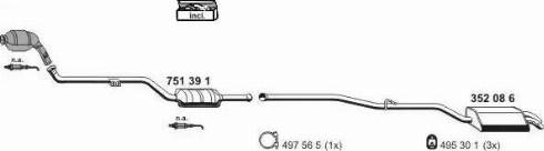 ERNST 040958 - Impianto gas scarico autozon.pro