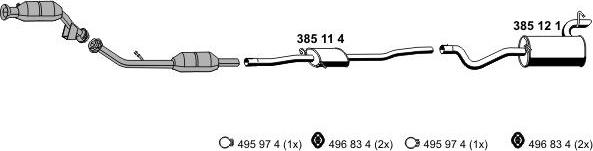 ERNST 040650 - Impianto gas scarico autozon.pro