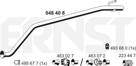 ERNST 048408 - Tubo gas scarico autozon.pro