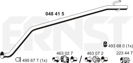 ERNST 048415 - Tubo gas scarico autozon.pro