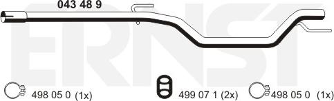 ERNST 043489 - Tubo gas scarico autozon.pro