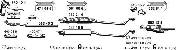 ERNST 050469 - Impianto gas scarico autozon.pro