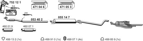 ERNST 050560 - Impianto gas scarico autozon.pro