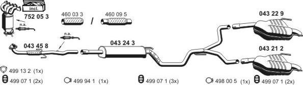 ERNST 050575 - Impianto gas scarico autozon.pro