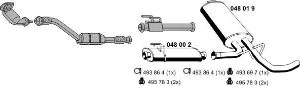 ERNST 050845 - Impianto gas scarico autozon.pro