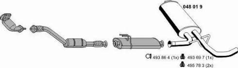 ERNST 050847 - Impianto gas scarico autozon.pro