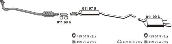 ERNST 050268 - Impianto gas scarico autozon.pro