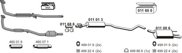 ERNST 050278 - Impianto gas scarico autozon.pro