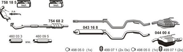 ERNST 050750 - Impianto gas scarico autozon.pro