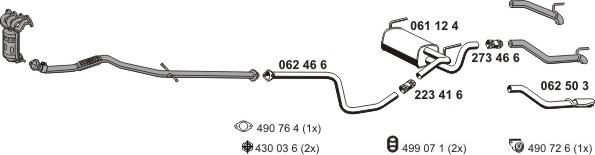 ERNST 051047 - Impianto gas scarico autozon.pro