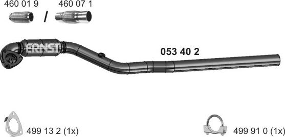 ERNST 053402 - Tubo gas scarico autozon.pro