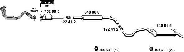 ERNST 060013 - Impianto gas scarico autozon.pro