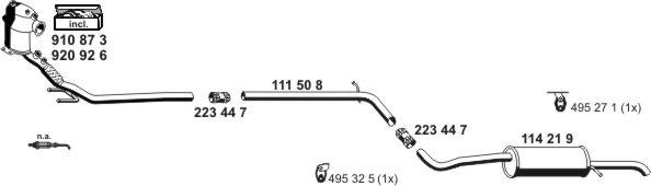 ERNST 190231 - Impianto gas scarico autozon.pro