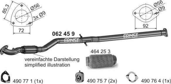 ERNST 062459 - Tubo gas scarico autozon.pro