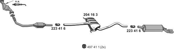 ERNST 010451 - Impianto gas scarico autozon.pro