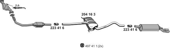 ERNST 010453 - Impianto gas scarico autozon.pro