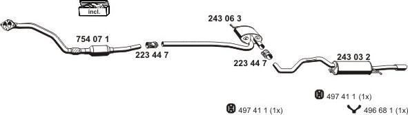 ERNST 010246 - Impianto gas scarico autozon.pro