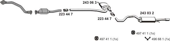 ERNST 010265 - Impianto gas scarico autozon.pro