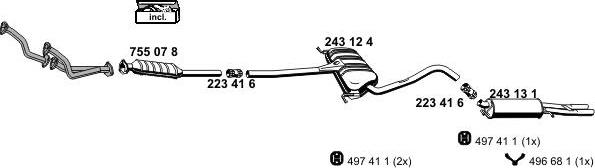 ERNST 010565 - Impianto gas scarico autozon.pro