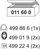 ERNST 011600 - Kit montaggio, Silenziatore autozon.pro