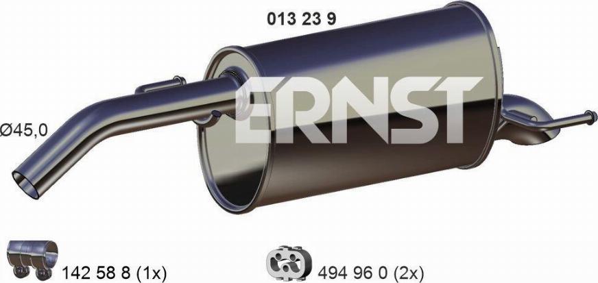 ERNST 013239 - Silenziatore posteriore autozon.pro