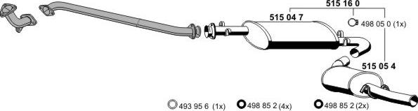 ERNST 080344 - Impianto gas scarico autozon.pro