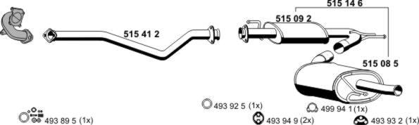 ERNST 090286 - Impianto gas scarico autozon.pro