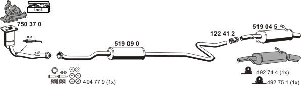 ERNST 080285 - Impianto gas scarico autozon.pro