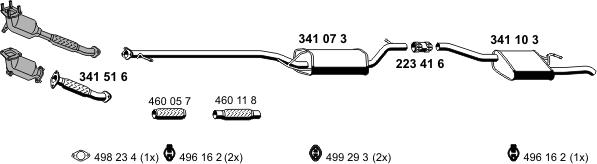 ERNST 030237 - Impianto gas scarico autozon.pro