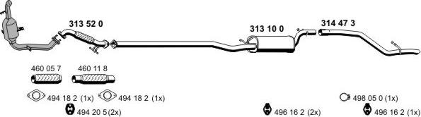 ERNST 031593 - Impianto gas scarico autozon.pro