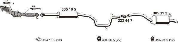 ERNST 031546 - Impianto gas scarico autozon.pro