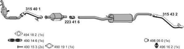 ERNST 031696 - Impianto gas scarico autozon.pro