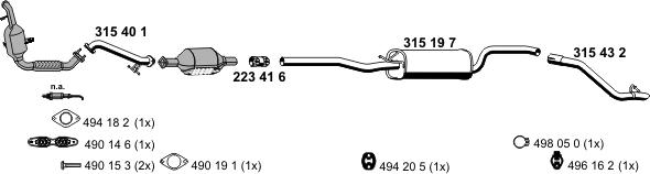 ERNST 031661 - Impianto gas scarico autozon.pro