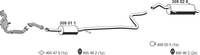 ERNST 031673 - Impianto gas scarico autozon.pro